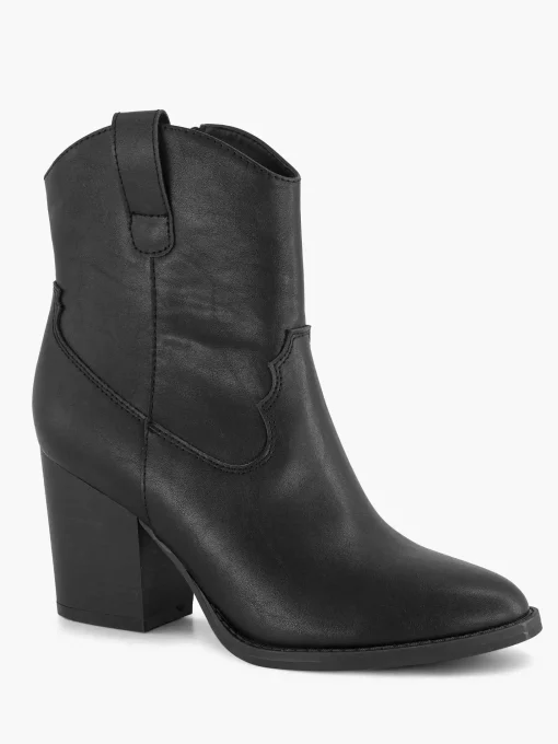 Zwarte Cowboy Laars Hak