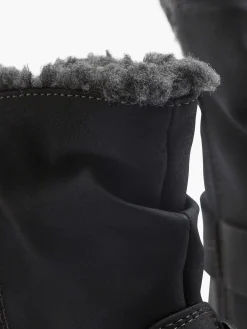 Zwarte Enkellaars Warm Gevoerd