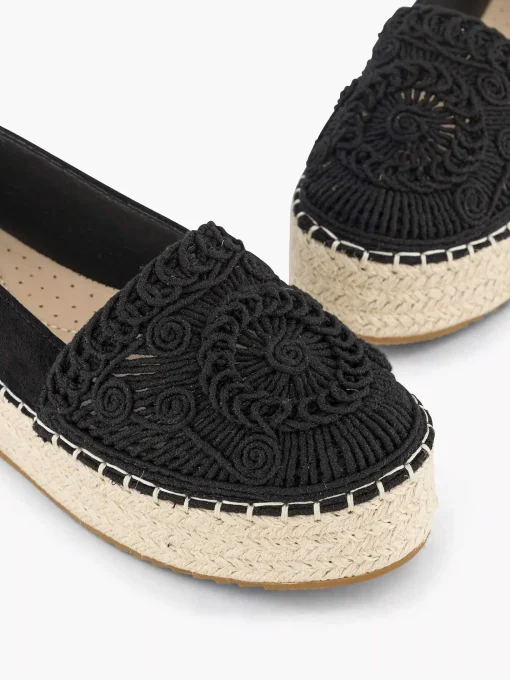 Zwarte Espadrille