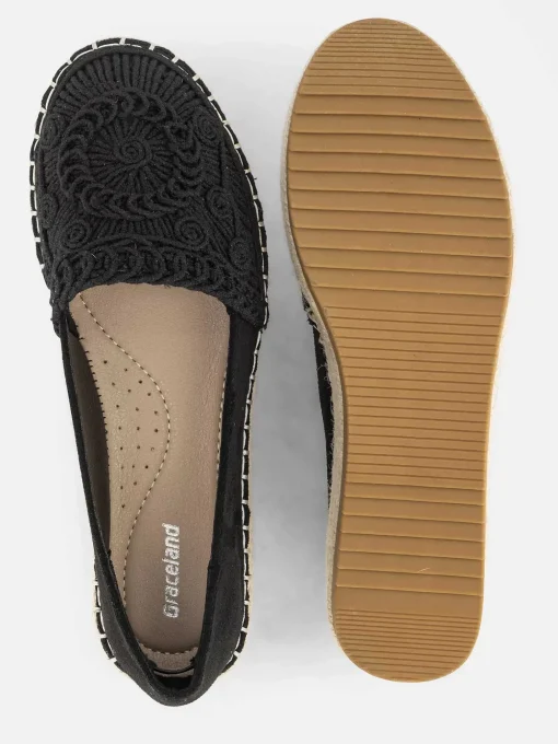 Zwarte Espadrille