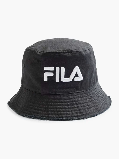 Zwarte Fila Bucket Hat Mit