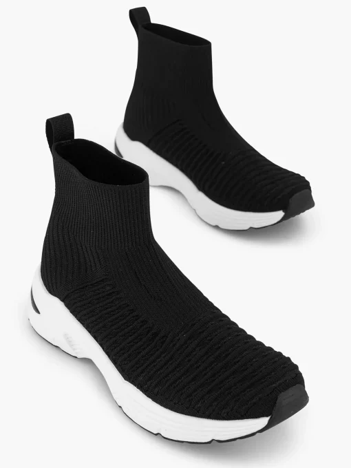 Zwarte Hoge Sneaker