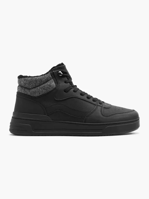 Zwarte Hoge Sneaker