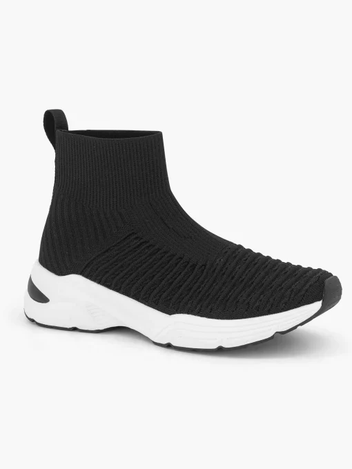 Zwarte Hoge Sneaker