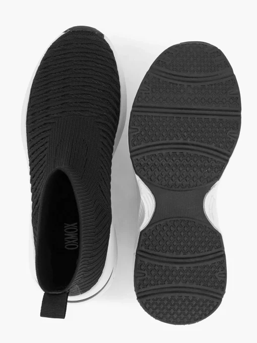 Zwarte Hoge Sneaker