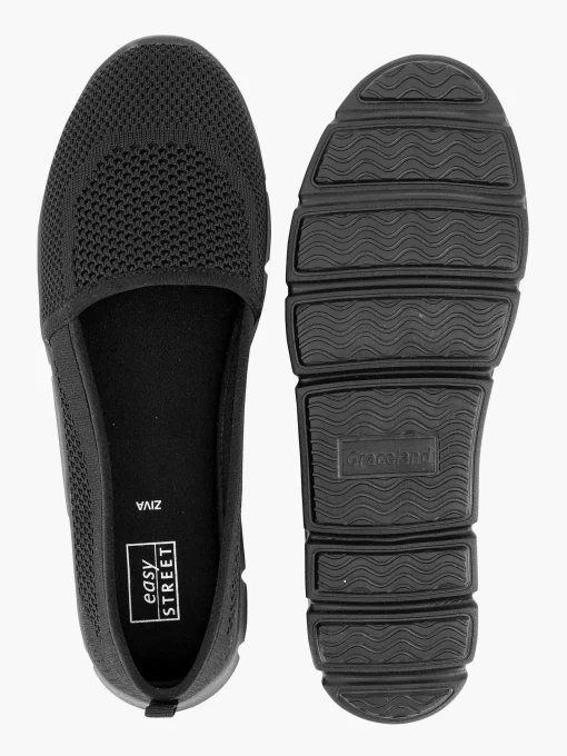 Zwarte Instapper Memory Foam
