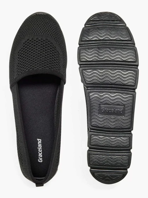 Zwarte Instapper Memory Foam