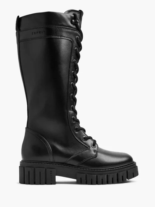 Zwarte Lange Veterboot