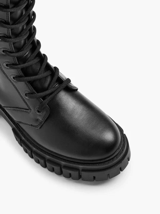 Zwarte Lange Veterboot