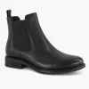 Zwarte Leren Chelsea Boot