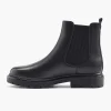 Zwarte Leren Chelsea Boot