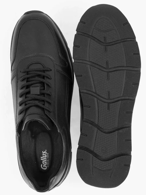 Zwarte Leren Sneaker