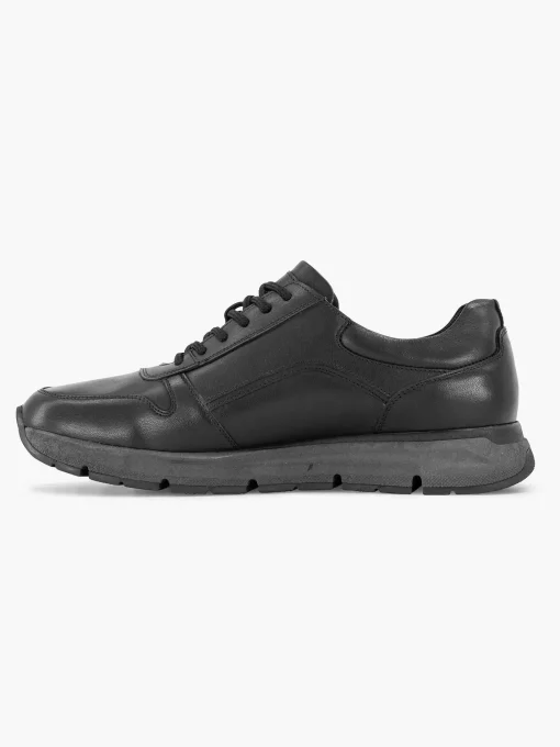 Zwarte Leren Sneaker