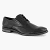 Zwarte Leren Veterschoen