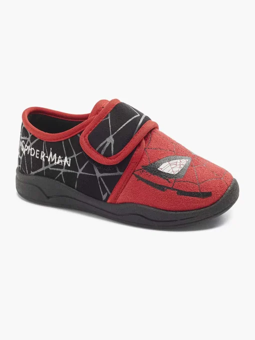 Zwarte Pantoffel Spiderman