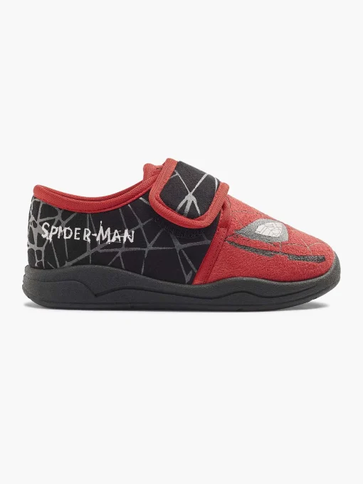 Zwarte Pantoffel Spiderman