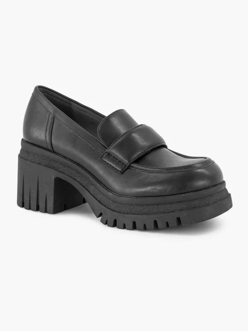 Zwarte Platform Loafer