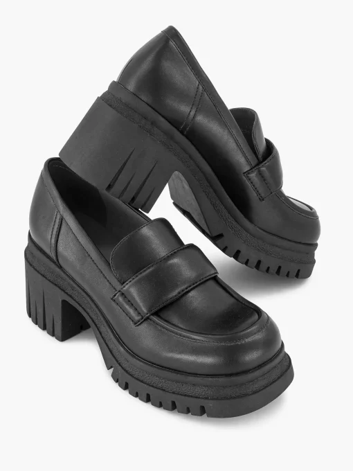 Zwarte Platform Loafer