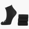 Zwarte Puma Quarter Plain 3 Pak 35-38