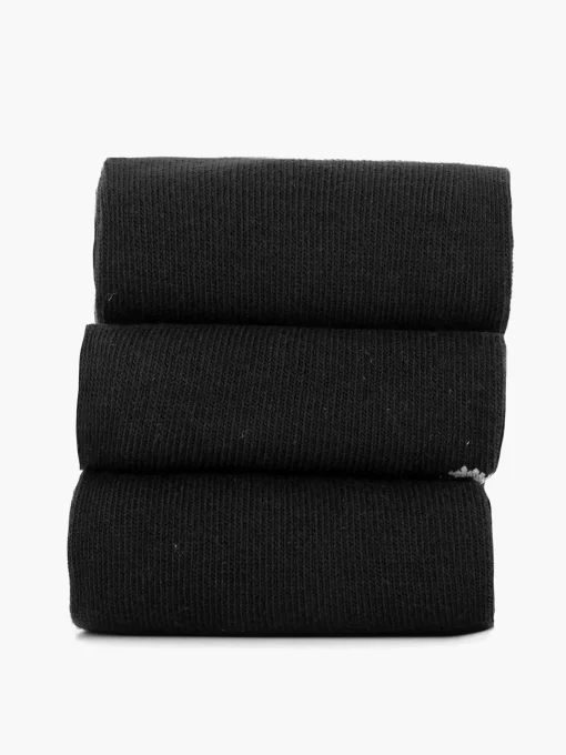 Zwarte Puma Quarter Plain 3 Pak 35-38