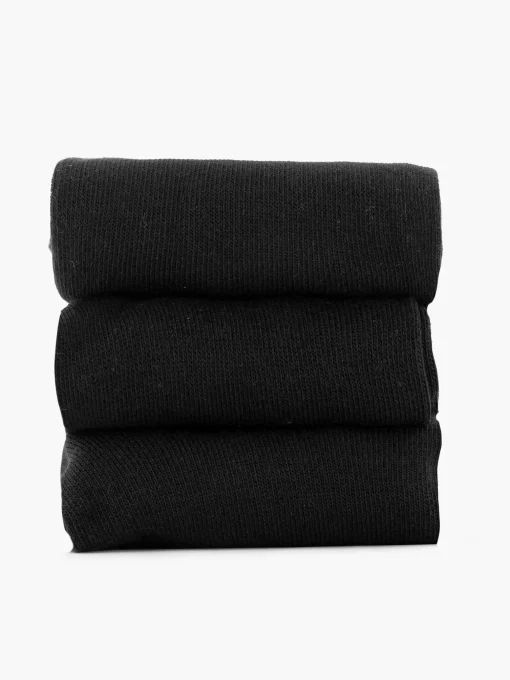 Zwarte Puma Quarter Plain 3 Pak 43-46