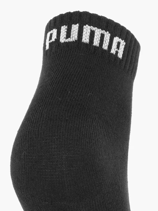 Zwarte Puma Quarter Plain 3 Pak 35-38