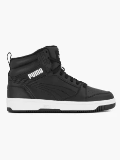 Zwarte Puma Rebound V6 Mid Wtr Jr