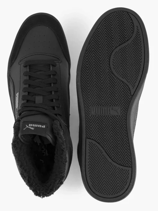 Zwarte Puma Shuffle Mid Fur