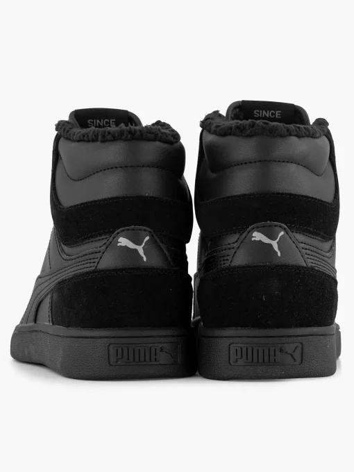Zwarte Puma Shuffle Mid Fur