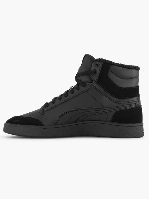 Zwarte Puma Shuffle Mid Fur