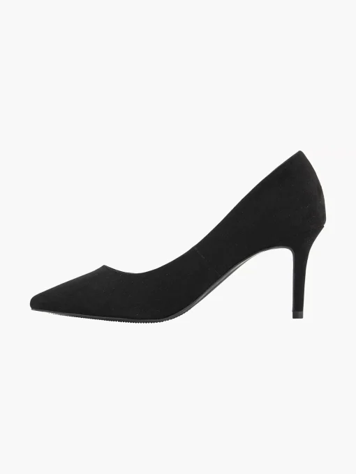 Zwarte Pump Spitse Neus