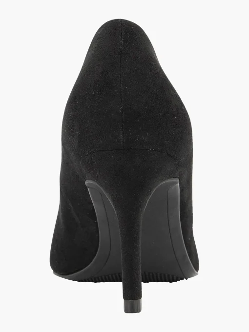 Zwarte Pump Spitse Neus