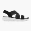 Zwarte Sandalen Neon Star