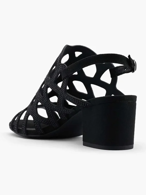 Zwarte Sandalette