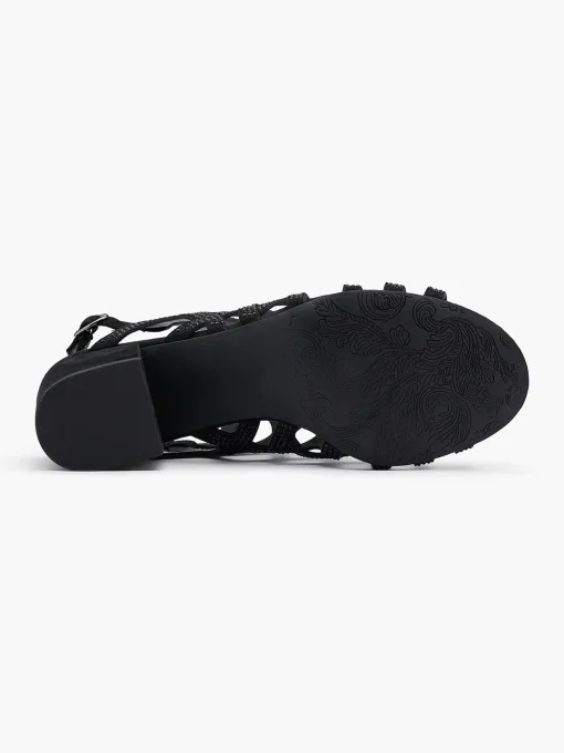 Zwarte Sandalette