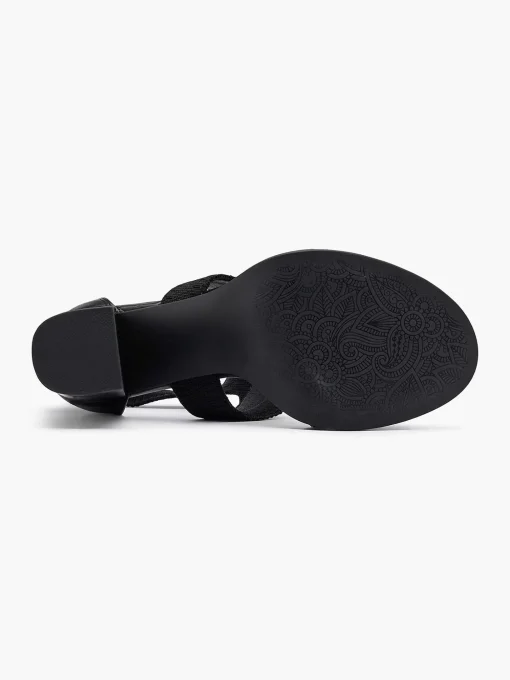 Zwarte Sandalette