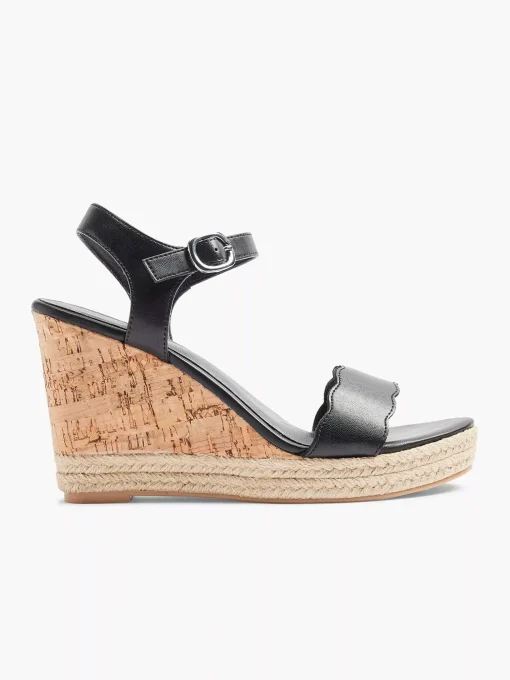 Zwarte Sandalette