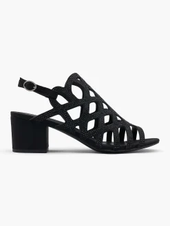 Zwarte Sandalette