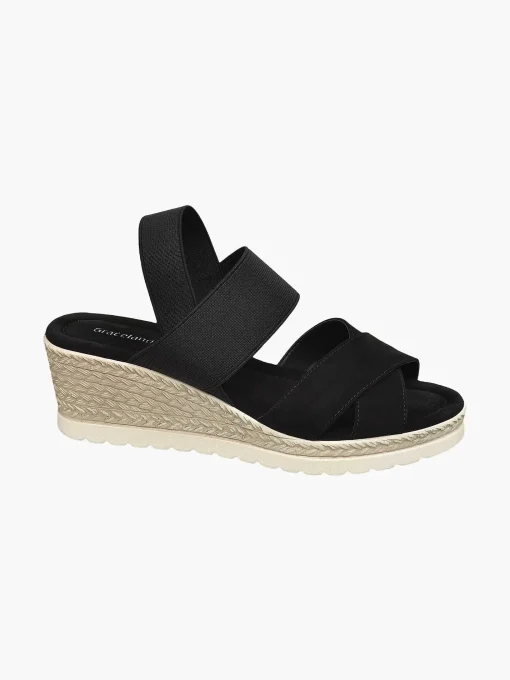 Zwarte Sandalette