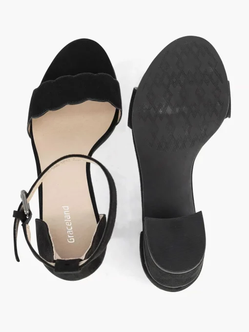 Zwarte Sandalette