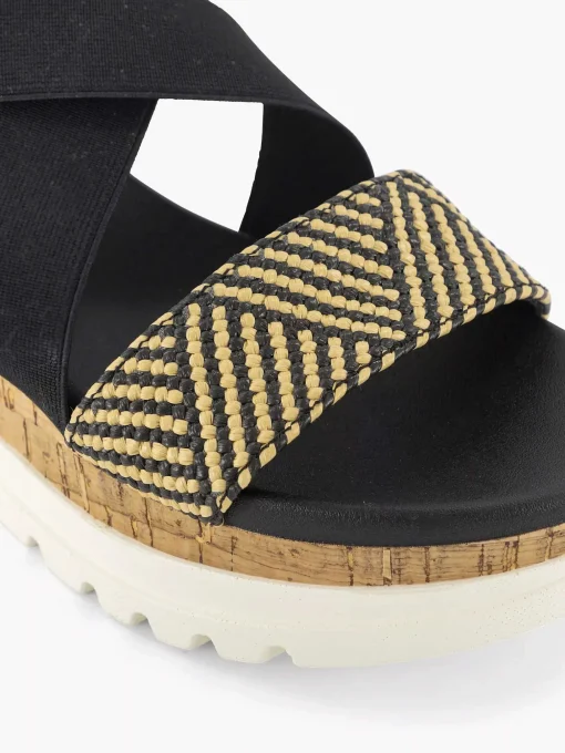 Zwarte Sandalette