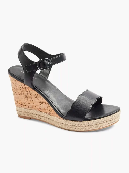 Zwarte Sandalette