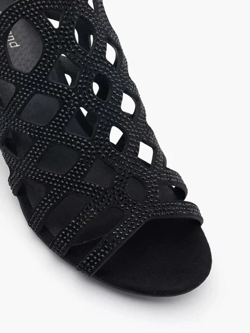 Zwarte Sandalette