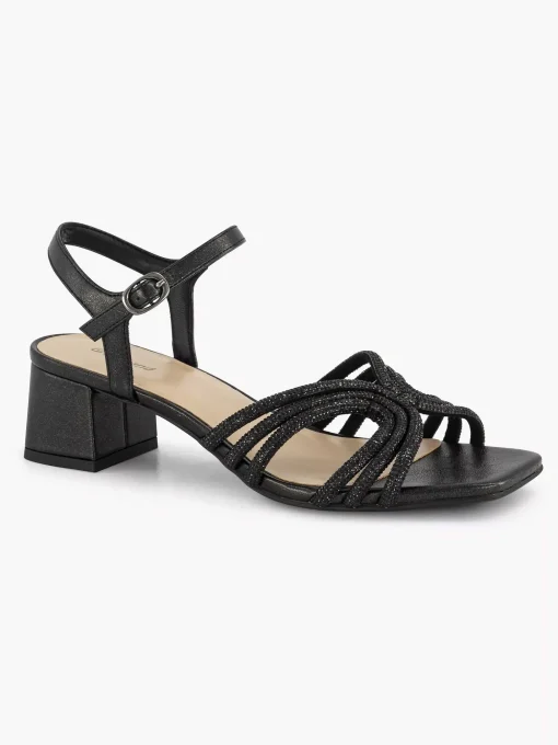 Zwarte Sandalette