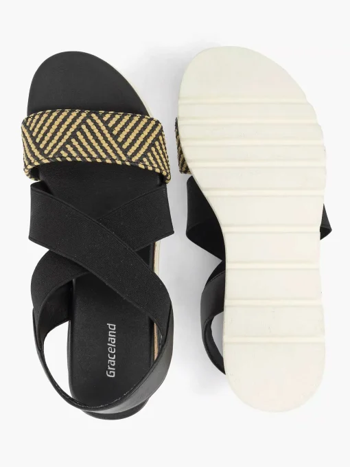Zwarte Sandalette