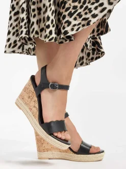 Zwarte Sandalette