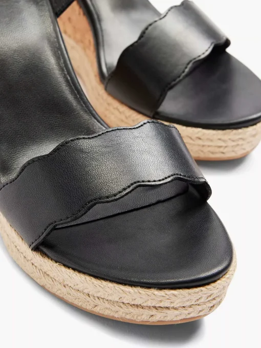 Zwarte Sandalette