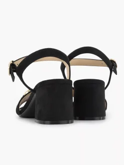Zwarte Sandalette Sierketting