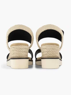Zwarte Sandalette Sleehak
