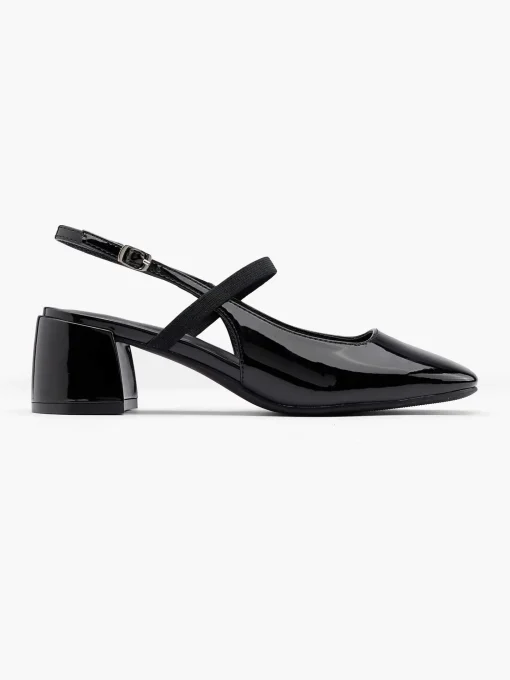 Zwarte Slingback